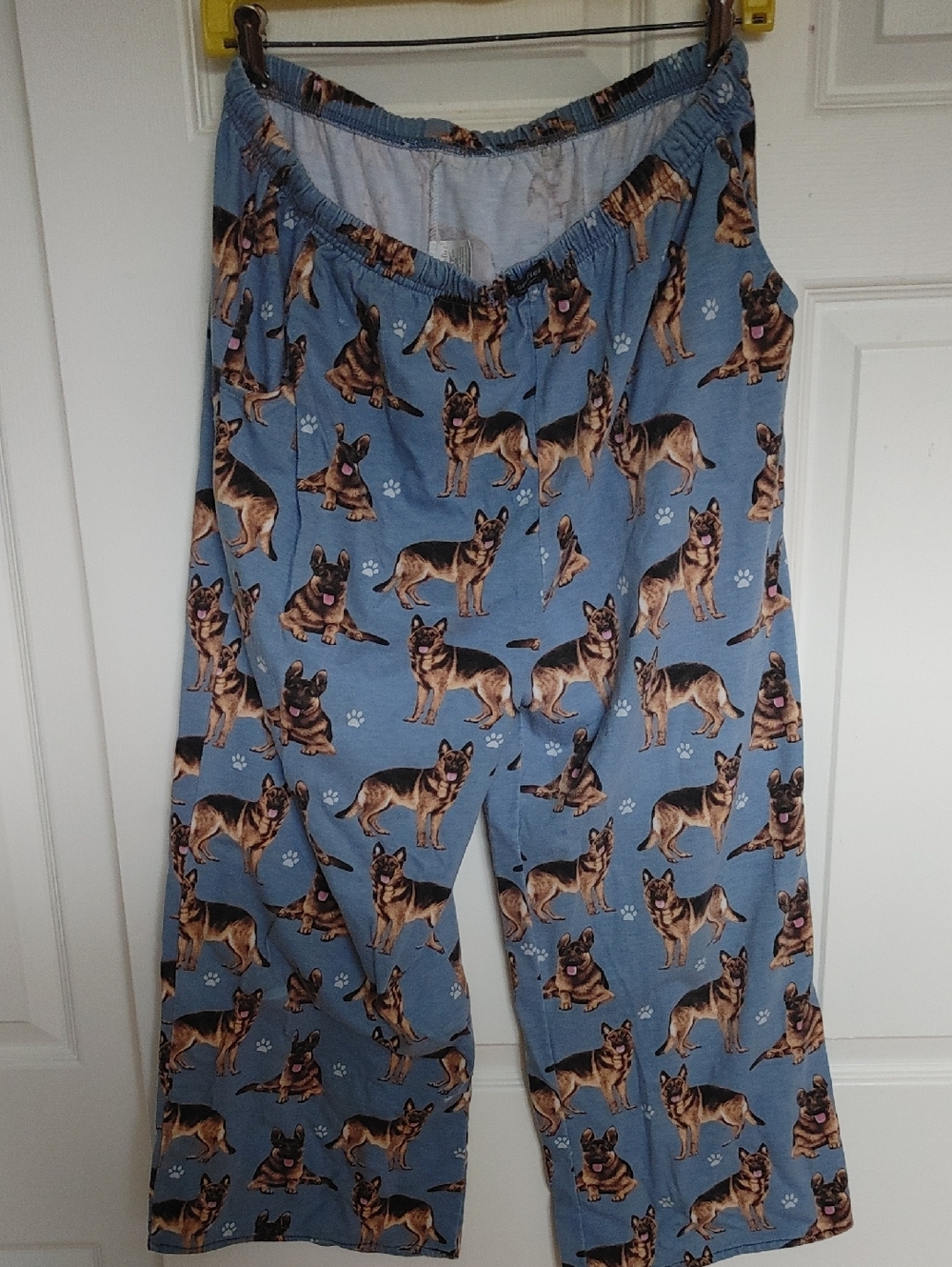Women's Blue German Shepherd Print Pajama Pants